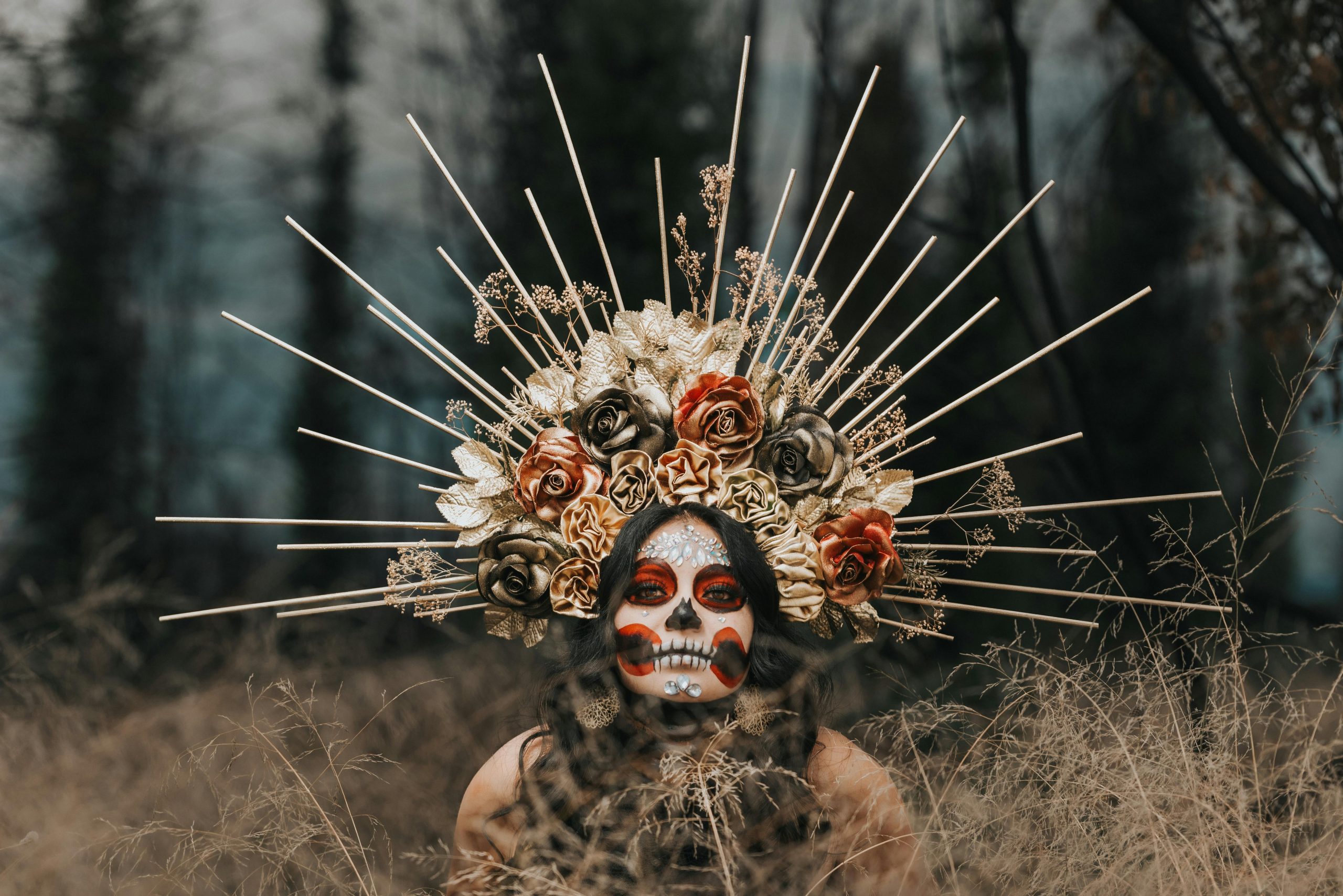 Medusa-Inspired Halloween Makeup Transformation