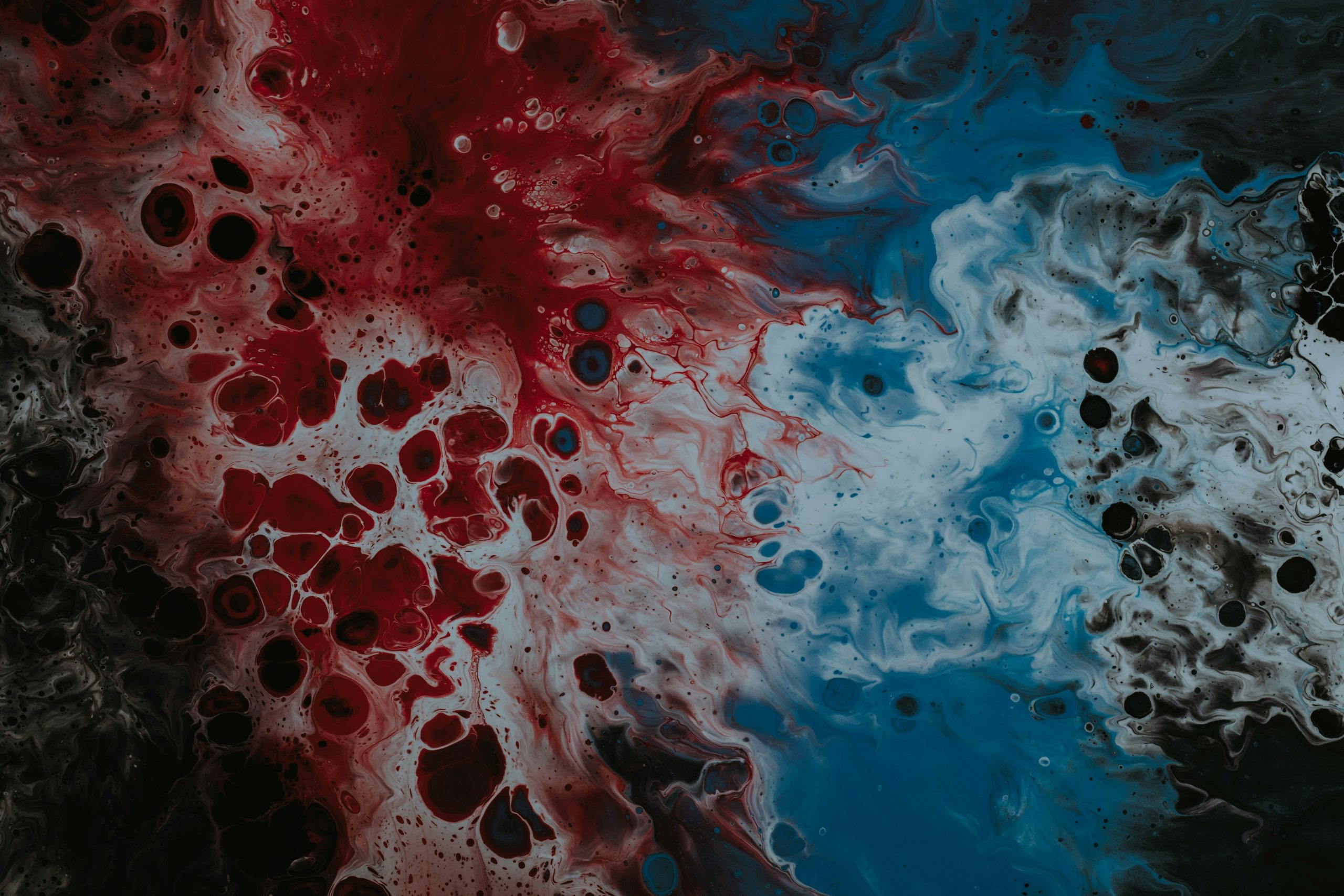 A professionally done vampire bite SFX showcasing flawless blending and texture.