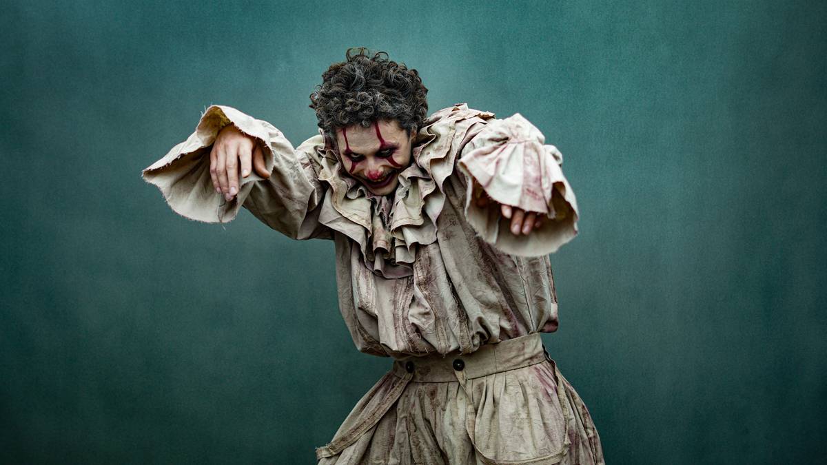 Inspirational images showcasing different bleeding makeup effects